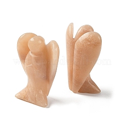 Statuette di angelo intagliate in avventurina rosa naturale&nbsp;GG-CBA9C2C-A06