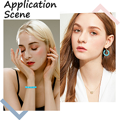 800cs прозрачные пластиковые бусины KY-SP0001-52E