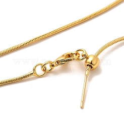 1 мм стойка покрытие латунь змейка цепь регулируемый слайдер ожерелья для женщин мужчин MAK-L044-38G