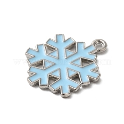 Pendentifs en alliage émaillé sur le thème de l'hiver&nbsp;ENAM-M002-05V-P