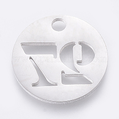 Anlaufgeschützte Anhänger aus 304er Edelstahl&nbsp;LS-STAS-F233-27-P