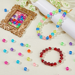 200 шт. Прозрачные акриловые бусины&nbsp;FIND-DC0006-48