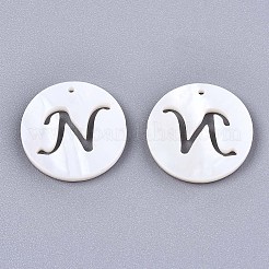Charmes de coquille d'eau douce naturelle&nbsp;SHEL-S276-119N