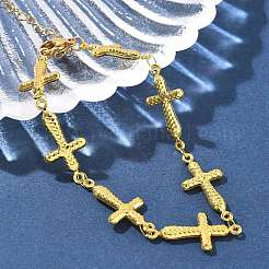 201 браслет из нержавеющей стали для женщин BJEW-Z103-01G-02