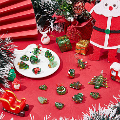 20 шт. 10 стиля бусины ручной работы в стиле рождественской тематики LAMP-AR0001-44