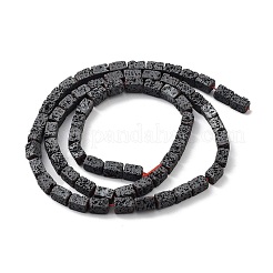 Бусы из натуральной лавы G-H303-C06