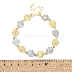 Браслеты из латунной цепочки для женщин BJEW-G762-03GP-02