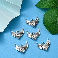 Стеклянные подвески из сплава с покрытием стойки&nbsp;FIND-YW0001-85C