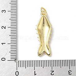 Подвески из латуни с морскими животными и эмалью KK-B155-02B-02G