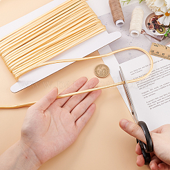 Круглая атласная лента длиной 10 м с хлопковым шнуром внутри. OCOR-BC0007-35B