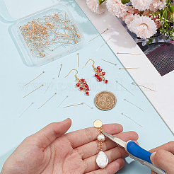 300 шт. 6 стильных латунных штифта с шаровой головкой KK-UN0001-16