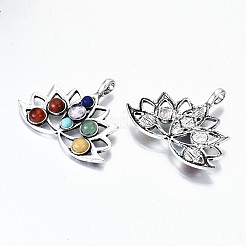 Природные смешанные подвески драгоценных камней&nbsp;G-S359-204