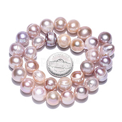 Нити из натурального культивированного пресноводного жемчуга PEAR-N013-10B