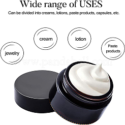 Портативная стеклянная косметическая кремовая банка AJEW-BC0006-07