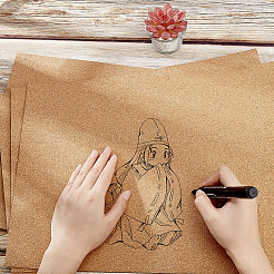 4 лист наклеек для пробковых этикеток AJEW-BC0001-61