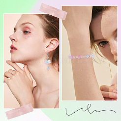 120шт 6 цвета гальванические стеклянные бусины EGLA-SC0001-14