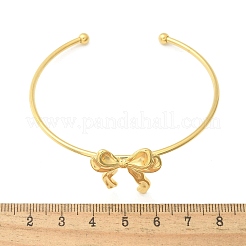 Браслеты-манжеты из нержавеющей стали 304&nbsp;BJEW-B107-01G