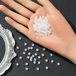 プレシオサ®クリスタルビーズ  チェコクリスタル  双円錐形(451 69 302 ロンデル)  00030 840 クリスタルマット  6mm  穴：1mm&nbsp;X-PRC-BA6-00030-840