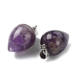 Natürlichen Amethyst Edelsteinanhänger&nbsp;GG-K002-13R