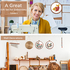 8 шт. 2 вида пластиковых пялец для вышивки крестом DIY-CP0012-37