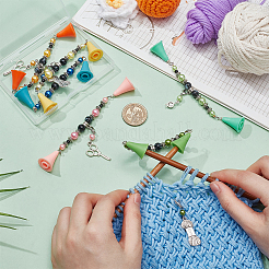 Силиконовые цепи для защиты кончиков спиц HJEW-BC00018