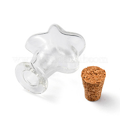 10шт 5 стиля стеклянная бутылка для желаний CON-FS0001-03