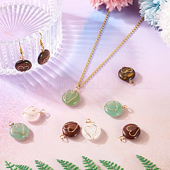 10 шт. подвески из тигрового глаза PALLOY-TA00206