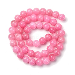 Естественно Mashan нефрита круглые бусины нити&nbsp;G-D263-8mm-XS30