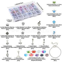 Наборы для самостоятельного изготовления латунных браслетов в европейском стиле DIY-FS0010-09