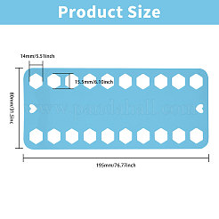 16шт. 8-х цветная пластиковая пластина для вышивальных ниток DIY-GL0004-64