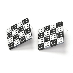 Orecchini in resina&nbsp;LS-EJEW-I257-01G