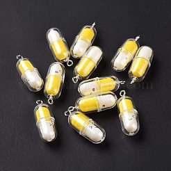 Подвески из полупрозрачного пластика&nbsp;KY-L006-29B