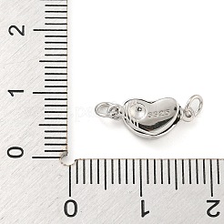 925 Sterling Silber Boxschließen&nbsp;STER-B005-43P-01