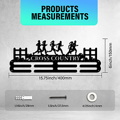 Вешалка для медалей с железной медалью для кросс-кантри ODIS-WH0021-419