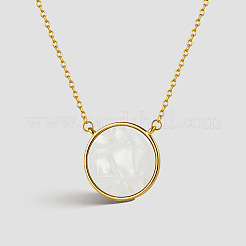 Collares con colgante de sol y luna de acero inoxidable quirúrgico 316 con microengaste de circonita cúbica transparente para mujer.&nbsp;WG49F96-01
