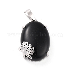 Природные подвески обсидиана&nbsp;G-C235-03E-RS