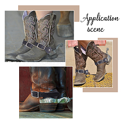 2 пара кожаных ремней для шпор FIND-FH0011-13