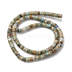 Бусы из натуральной желтой бирюзы (яшмы) G-L624-I05-2x4mm