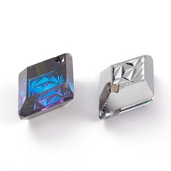 Подвески из тисненого стекла со стразами&nbsp;GLAA-J101-04A-001BB