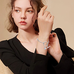 10 шт. 2-х цветные латунные застежки-тоглы&nbsp;KK-BBC0021-22A