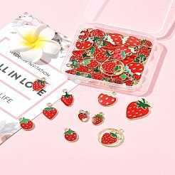 50шт 11 стиля подвески из сплава с эмалью&nbsp;ENAM-FS0003-20