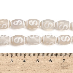 Estilo tibetano dZi abalorios hebras&nbsp;GG-CBA4812-C05-8X12MM