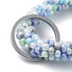 Браслет из стеклянных бусин AJEW-Z018-01F