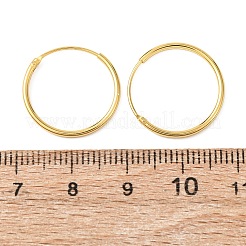 Серьги-кольца из стерлингового серебра s925&nbsp;EJEW-C179-05A-G