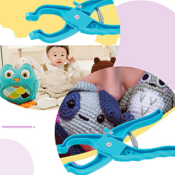 Пластиковый безопасный глаз для вязания крючком TOOL-WH0001-77B