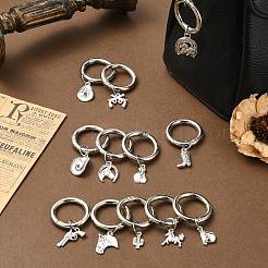 24 stücke 12 arten cowboy thema gemischte formen legierung schuhe charme&nbsp;HJEW-CJ00041