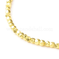 Fili di perline di ematite sintetica non magnetica elettrolitica&nbsp;G-F740-05