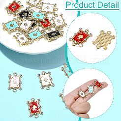 20 шт. 5 цвета сплава кристаллов горного хрусталя пики соединительные подвески&nbsp;FIND-CJ0003-05