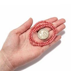 Натуральный Malaysia нити нефритовый шарик G-M101-4mm-04