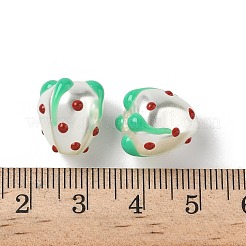 Запекаемые стеклянные бусины LAMP-Z014-02B